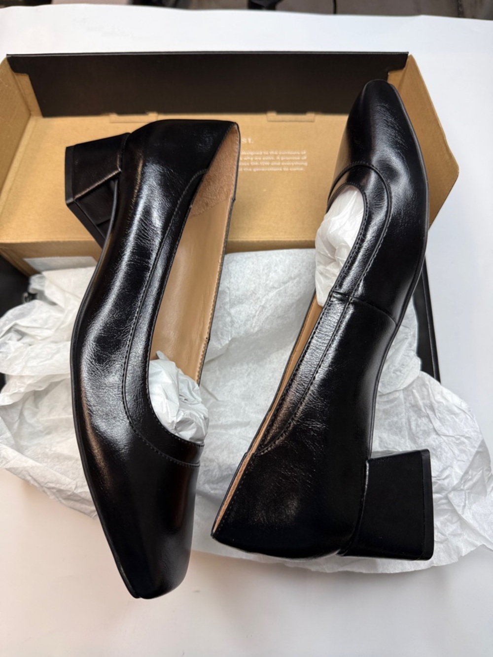 Naturalizer Women's Huntley Square Toe Block Heel Pumps- Wide Width- Size 8W - Picture 8 of 15